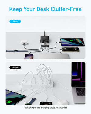 Anker Charger 112W, 6 Ports GaN Charger