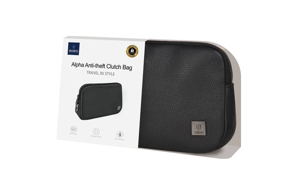 WIWU Alpha Fingerprint Lock Clutch Bag