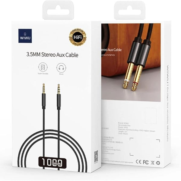 WIWU YP01 3.5mm AUX Audio Cable