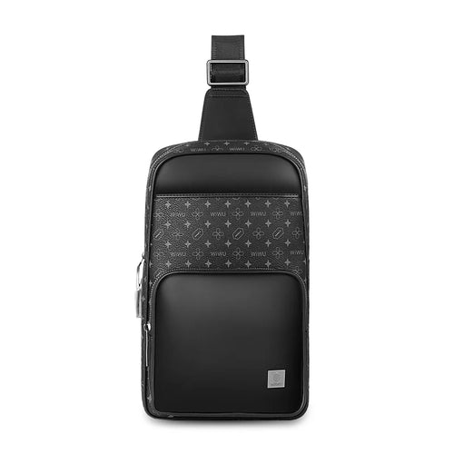 WIWU Master Fingerprint Lock Crossbody Chest Bag