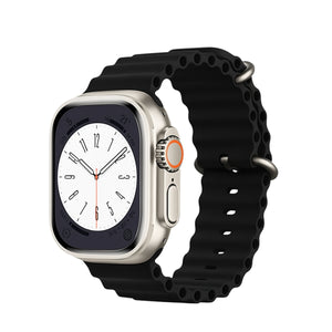 ATB Ocean Double Button Silicone Apple Watch Band