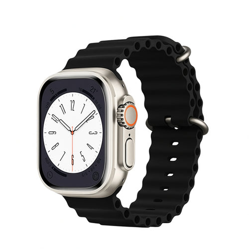 ATB Ocean Double Button Silicone Apple Watch Band