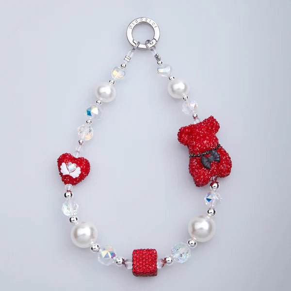 PICOCICI Bear Love Cute Mobile Phone Charm