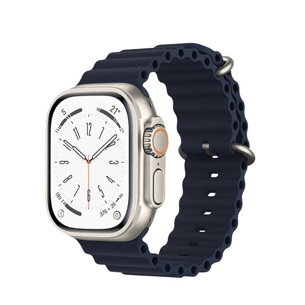 ATB Ocean Double Button Silicone Apple Watch Band
