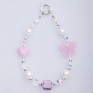 PICOCICI Butterfly Pearl Mixed Phone Charm