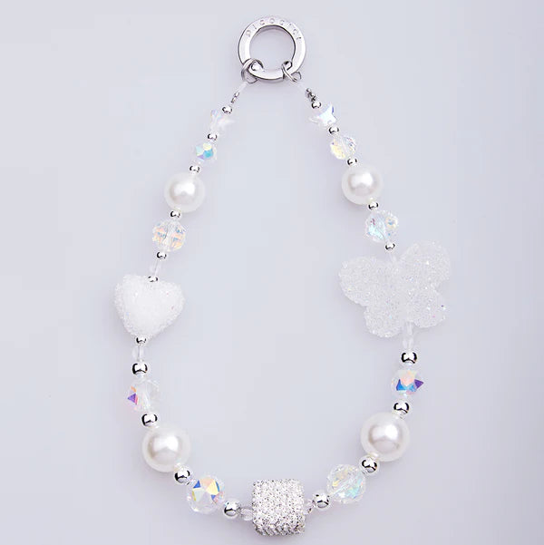 PICOCICI Butterfly Pearl Mixed Phone Charm