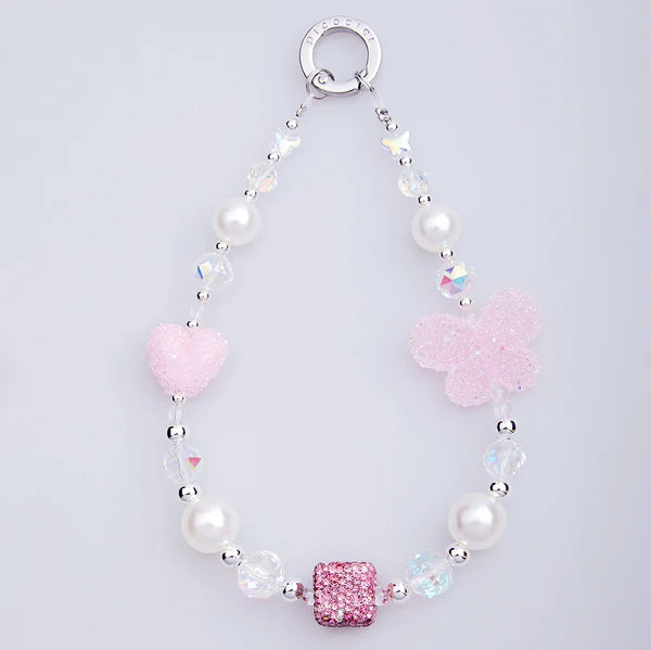 PICOCICI Butterfly Pearl Mixed Phone Charm