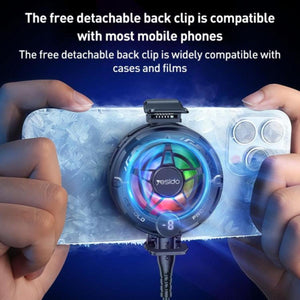 C226 Semiconductor Refrigeration Fast Cooling With LED Status Display Magnetic Mobile Phone Cooler