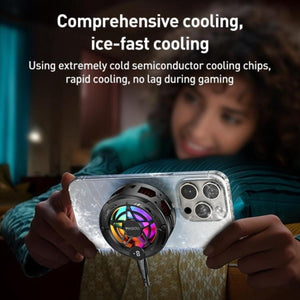 C226 Semiconductor Refrigeration Fast Cooling With LED Status Display Magnetic Mobile Phone Cooler