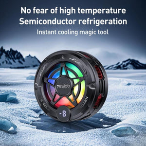C226 Semiconductor Refrigeration Fast Cooling With LED Status Display Magnetic Mobile Phone Cooler