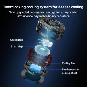 C226 Semiconductor Refrigeration Fast Cooling With LED Status Display Magnetic Mobile Phone Cooler
