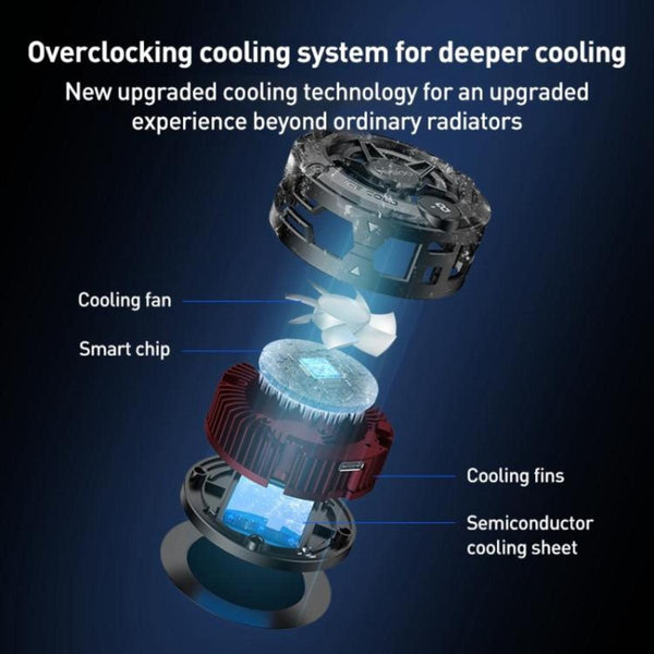 C226 Semiconductor Refrigeration Fast Cooling With LED Status Display Magnetic Mobile Phone Cooler