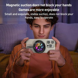 C226 Semiconductor Refrigeration Fast Cooling With LED Status Display Magnetic Mobile Phone Cooler