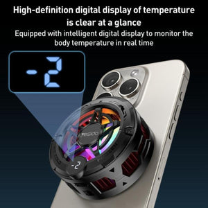 C226 Semiconductor Refrigeration Fast Cooling With LED Status Display Magnetic Mobile Phone Cooler