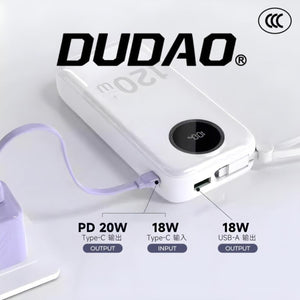 DUDAO K13 10000mAh 120W Fast Charging Power Bank