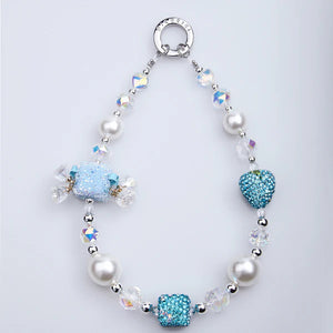 PICOCICI Diamond Bell Strawberry phone charm
