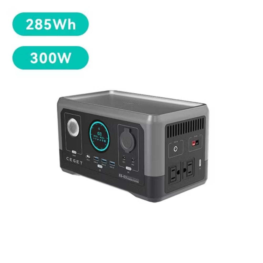 E3 300W Portable Power Station with Wireless Charging