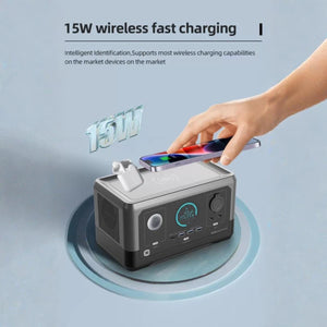 E3 300W Portable Power Station with Wireless Charging