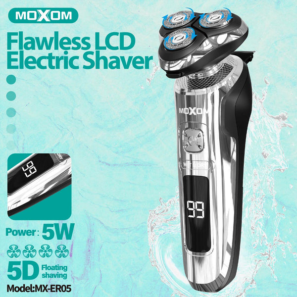 MOXOM MX-ER05 IPX6 Flawless LCD Electric Shaver