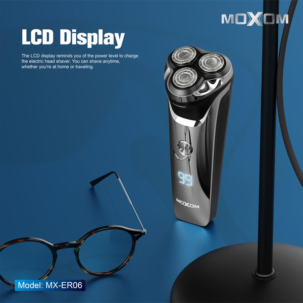 MOXOM MX-ER06 IPX6 Refinement LCD Electric Shaver