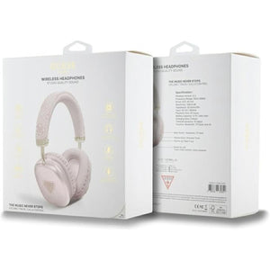 GUESS 4G Bluetooth Headphones with Gold Accents