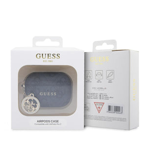 GUESS 4G PU AirPods Case with Strass Charm