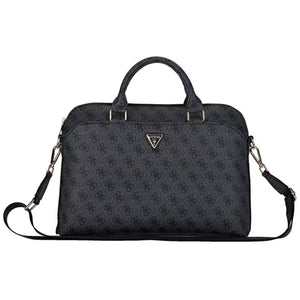 GUESS 4G PU Laptop Bag with Handles & Strap