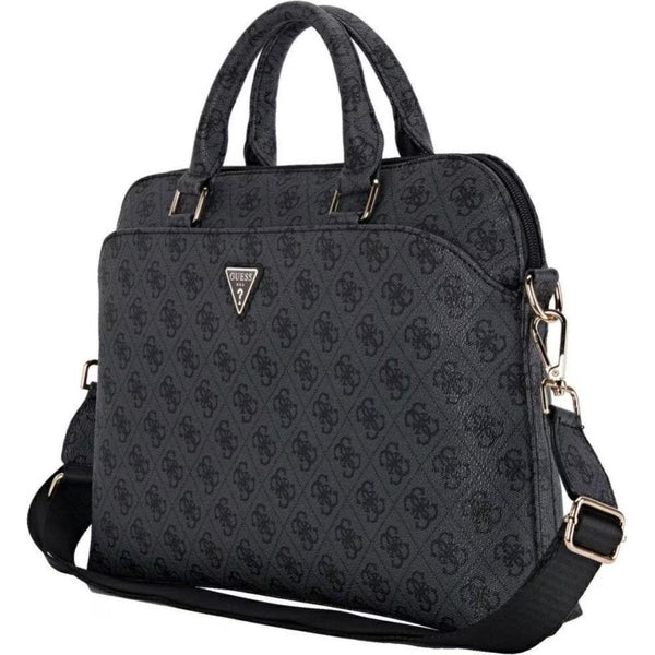GUESS 4G PU Laptop Bag with Handles & Strap
