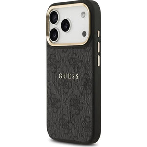 GUESS Classic 4G Leather MagSafe Case
