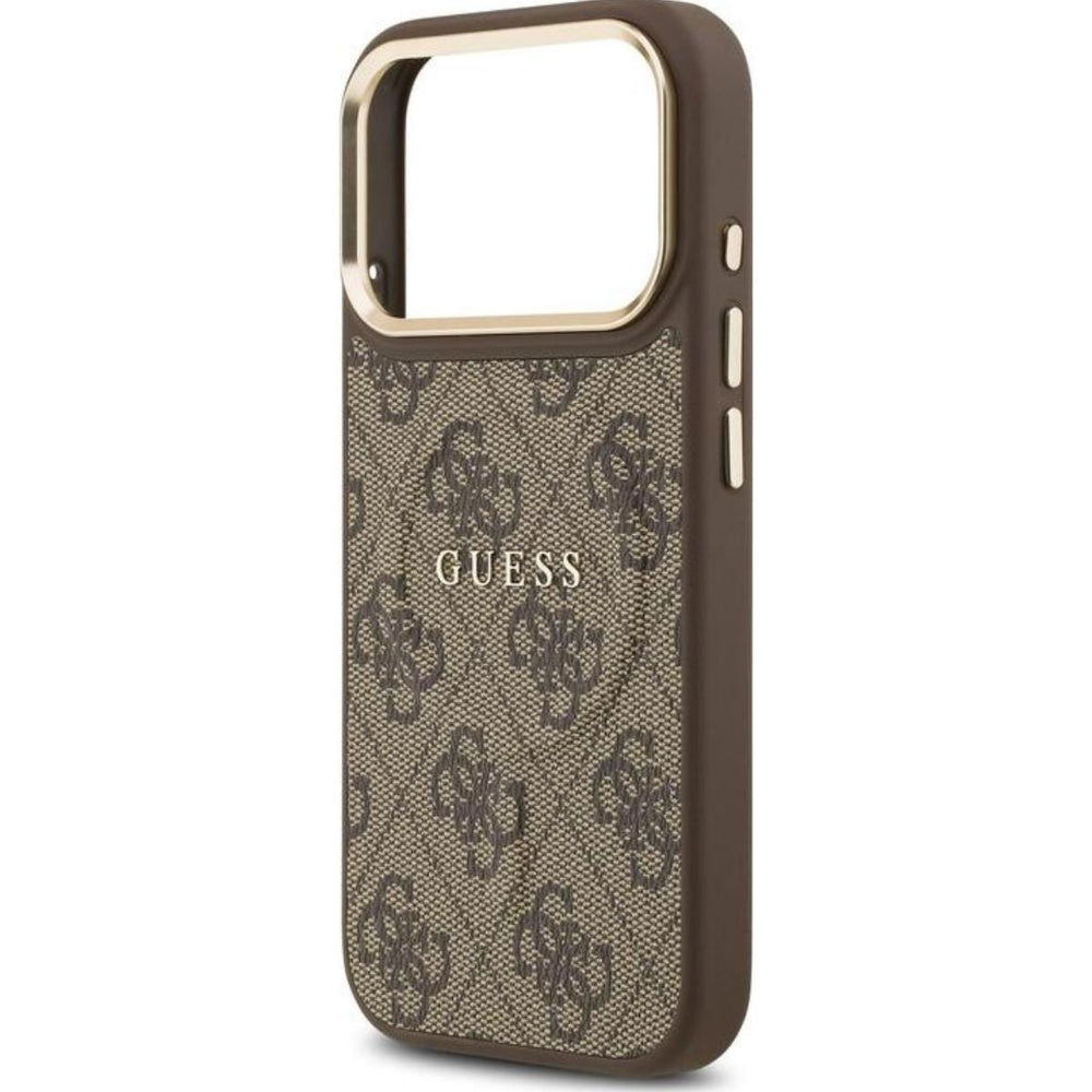GUESS Classic 4G Leather MagSafe Case
