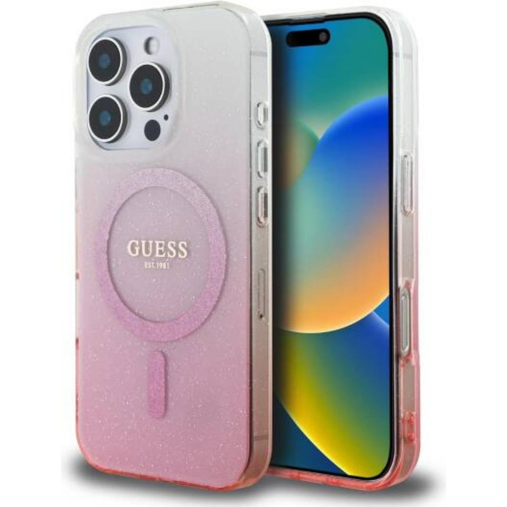 GUESS Gradient Glitter MagSafe Case
