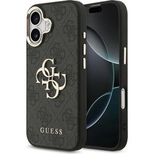 GUESS MagSafe 4G PU Leather Case with Gold Accents