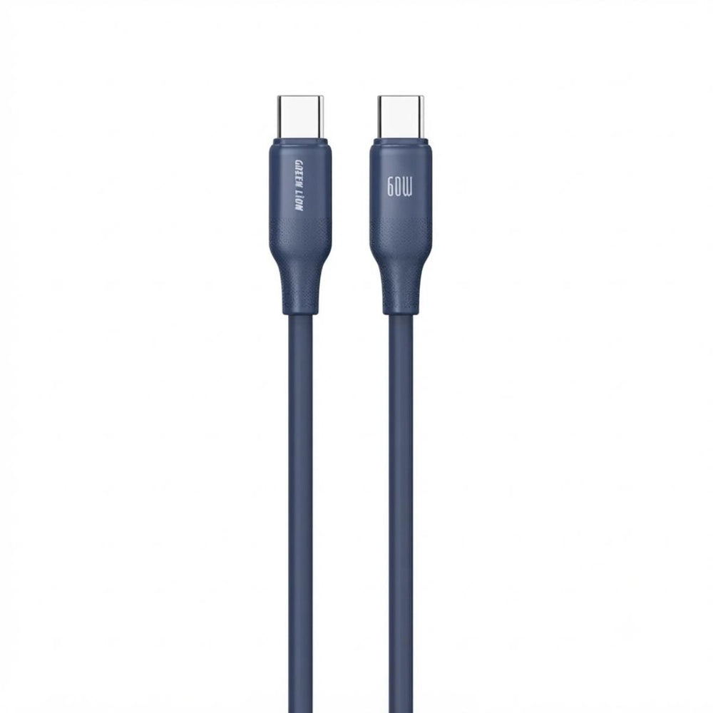 Green_Lion_60W_Silicone_USB-C_to_USB-C_Cable_1M_-_Blue