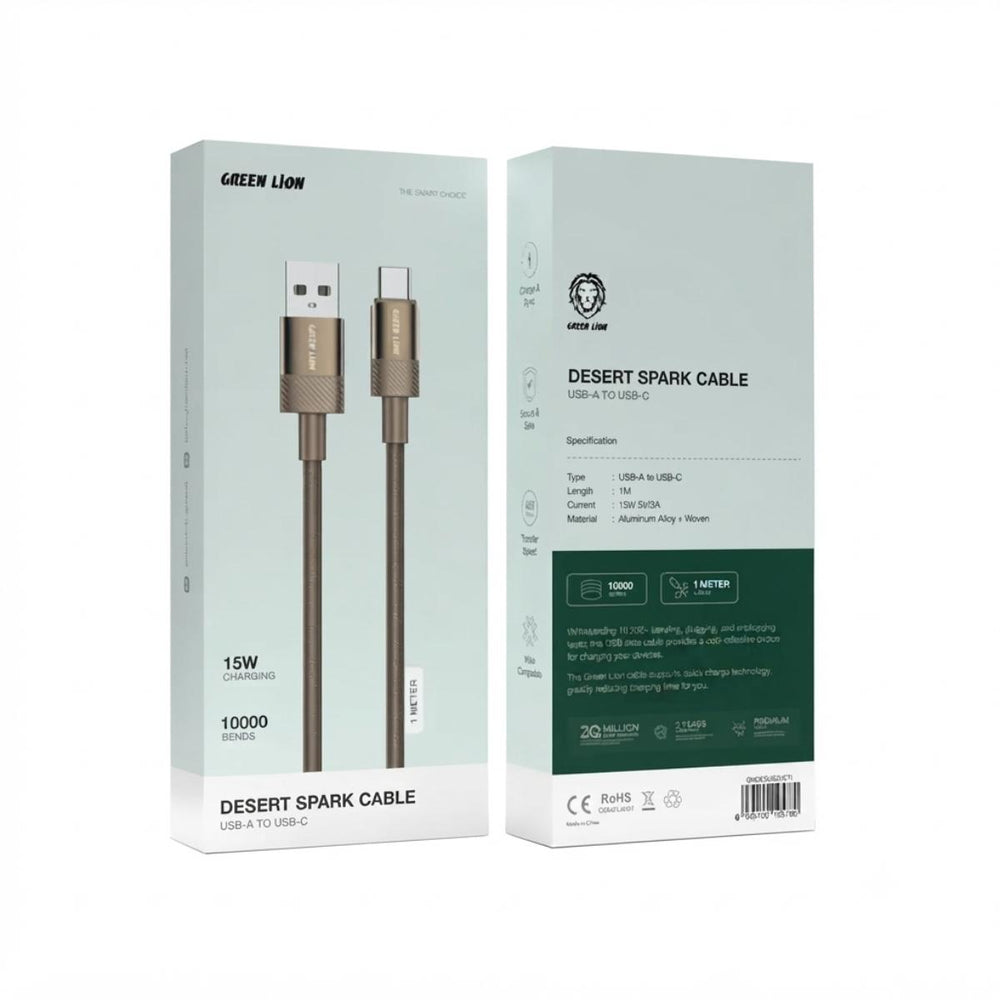 Green_Lion_Desert_Spark_USB-A_to_USB-C_Cable_1M_-_15W