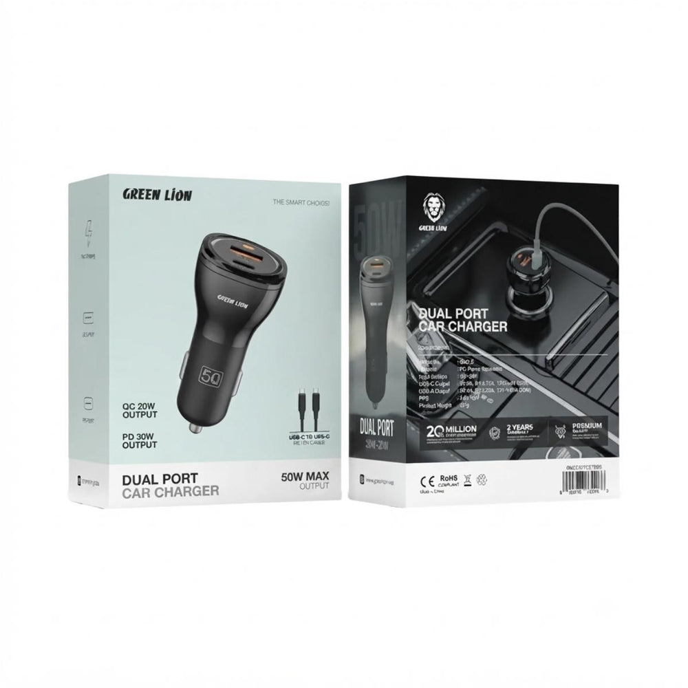 Green_Lion_Dual_Port_Car_Charger_50W_PD_30WQc_20W_with_USB-C_to_USB-C_Cable_1M