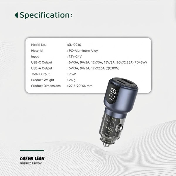 Green_Lion_Fast_Charging_75W_Dual_Port_Car_Charger