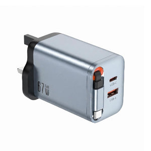 Green_Lion_GaN_Premium_Uk_Plug_Wall_Charger_67W_with_Retractable_Cable