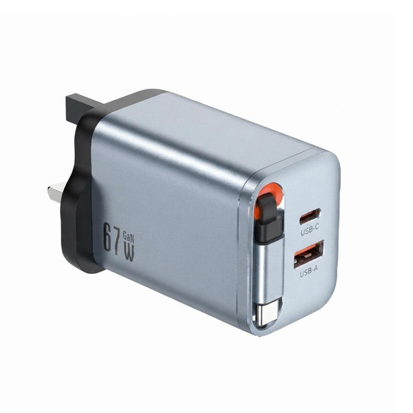 Green_Lion_GaN_Premium_Uk_Plug_Wall_Charger_67W_with_Retractable_Cable