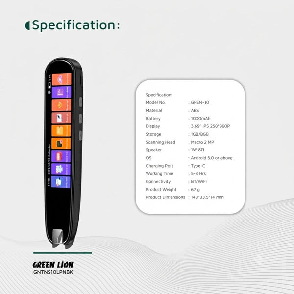 Green_Lion_Translation_Pen