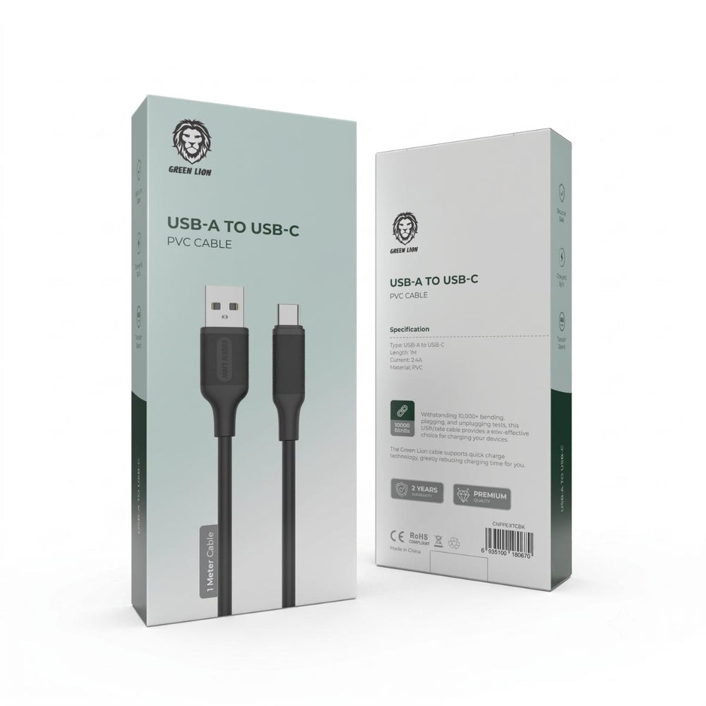 Green_Lion_USB-A_to_Type-C_PVC_Cable_1M