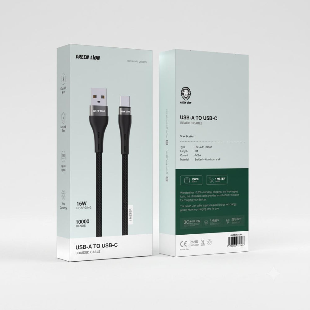 Green_Lion_USB-A_to_USB-C_Braided_Cable