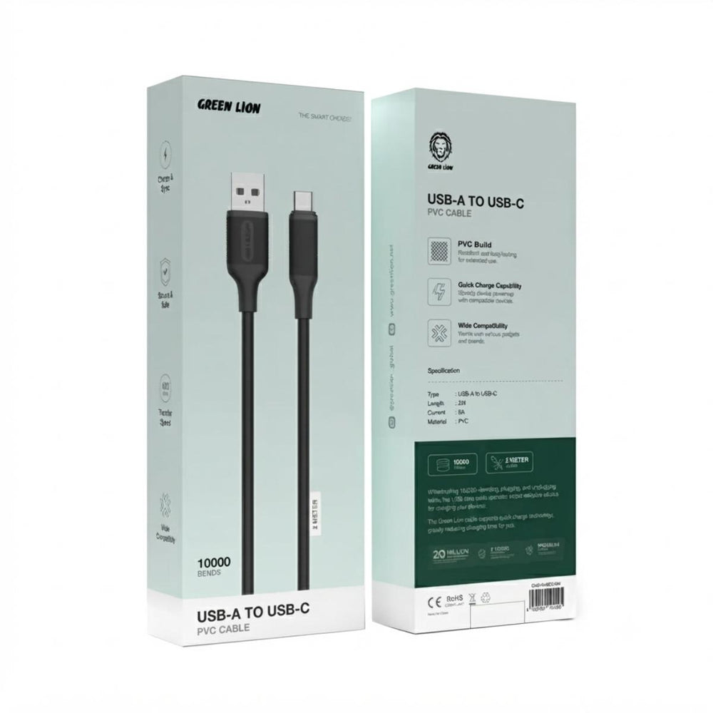 Green_Lion_USB-A_to_USB-C_PVC_Cable_2M