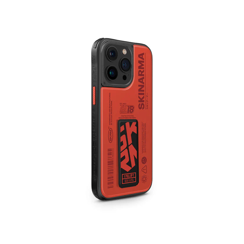 SKINARMA SPUNK Mag-Charge iPhone Case - Red 15Pro,15ProMax