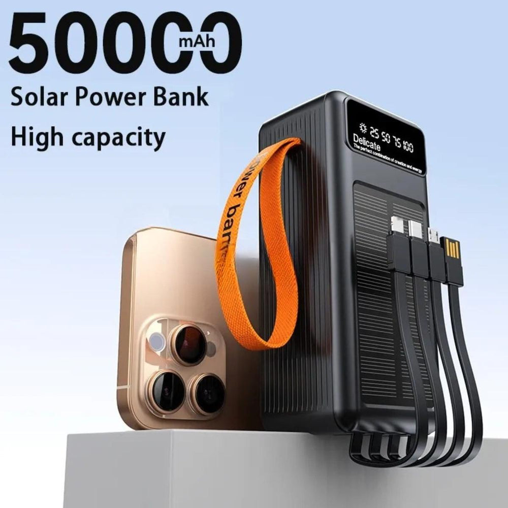IT Holy 50000mAh Solar Power Bank High-Capacity Portable Charger