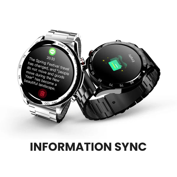 HiFuture Future Go Pro Stainless Steel Smart Watch