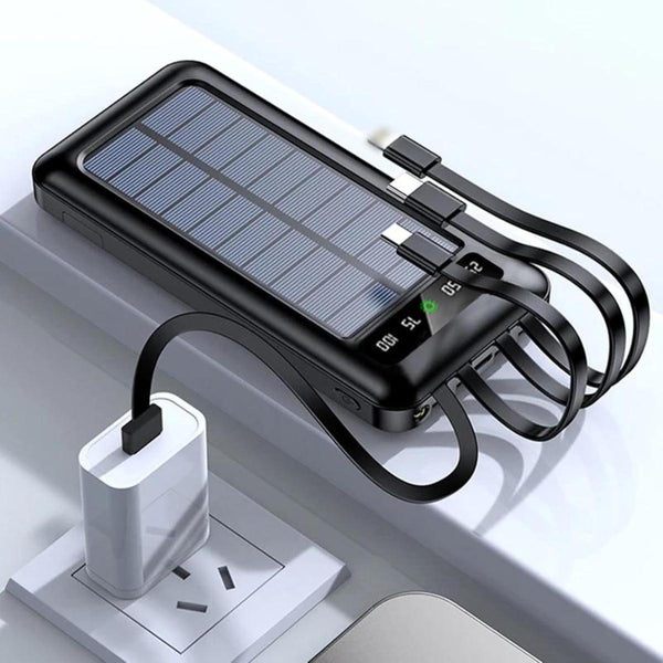 JNUOBI DY-104 10000mAh Solar Fast Charging Power Bank