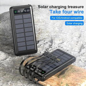 JNUOBI DY-104 10000mAh Solar Fast Charging Power Bank