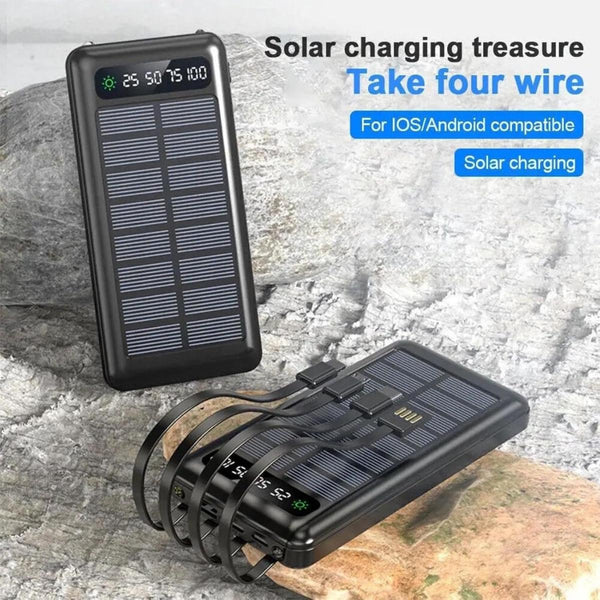 JNUOBI DY-104 10000mAh Solar Fast Charging Power Bank