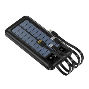 JNUOBI DY-104 10000mAh Solar Fast Charging Power Bank