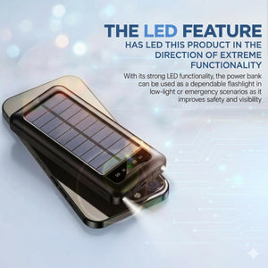 JNUOBI DY-104 10000mAh Solar Fast Charging Power Bank